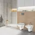 Set vas WC suspendat 550 Cersanit Carina si capac alb picture - 1