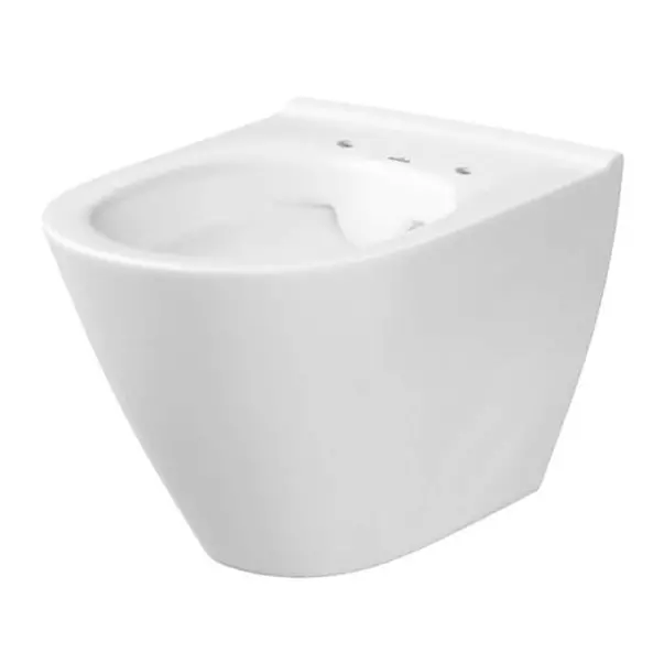 Set vas WC suspendat 743 Cersanit City si capac slim softclose alb picture - 4