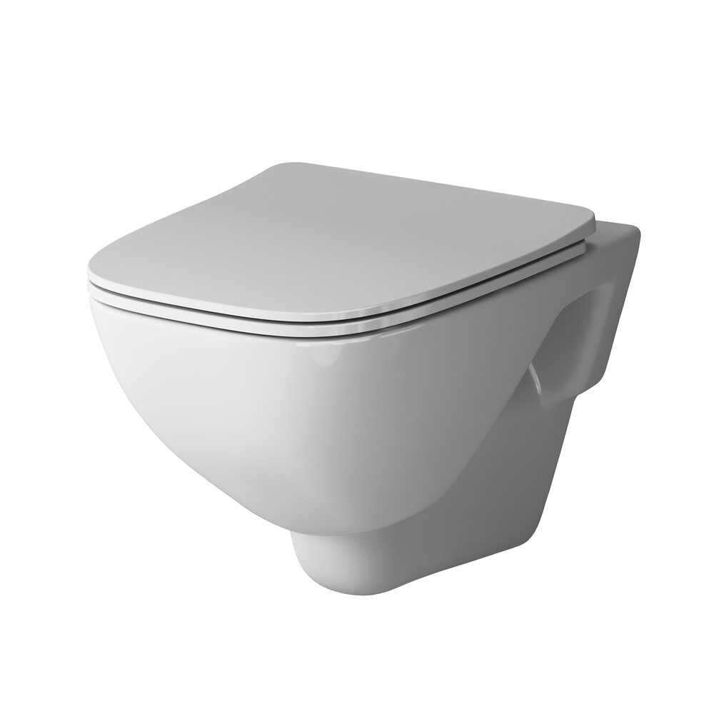 Set vas WC suspendat AM.PM X-Joy FlashClean rimless cu capac softclose alb lucios Baie > Obiecte sanitare > Vase wc > Noutati AM.PM