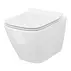 Set vas WC suspendat B220 Cersanit City Square si capac slim softclose alb picture - 1
