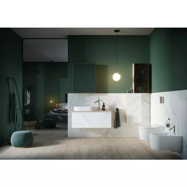 Set vas WC suspendat B252 Cersanit Inverto si capac slim softclose alb picture - 3