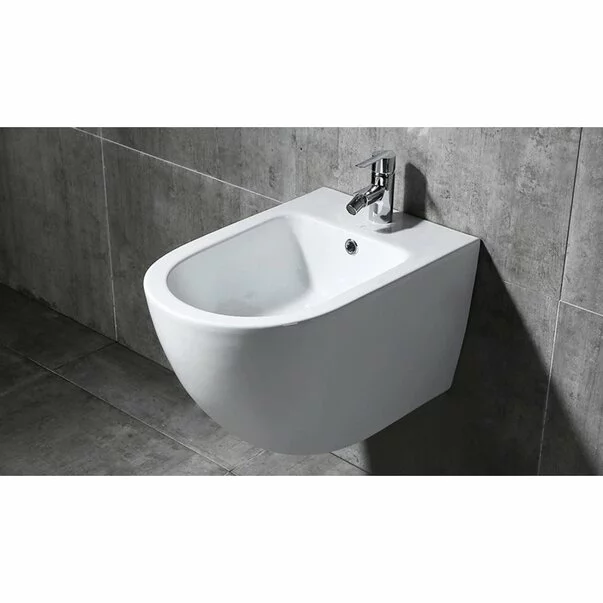 Set vas wc suspendat capac softclose si bideu Rea Carlo Mini Rimless picture - 12