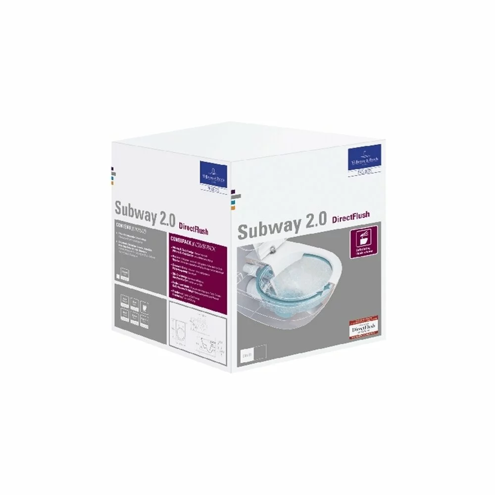 Set vas wc cu bideu suspendat Villeroy&Boch Subway 2.0