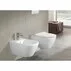 Set vas wc cu bideu suspendat Villeroy&Boch Subway 2.0 DirectFlush si capac slim soft close picture - 2