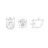 Set vas WC suspendat Fluminia Ricci Tornado si capac softclose alb lucios picture - 4