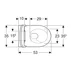 Set vas WC suspendat Geberit Acanto TurboFlush cu capac softclose alb lucios picture - 6