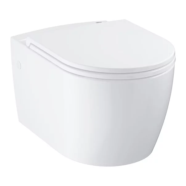 Set vas WC suspendat Grohe Bau Ceramic Rimless alb lucios cu capac softclose picture - 6