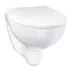 Set vas WC suspendat Grohe Bau Ceramic Rimless si capac slim softclose picture - 3