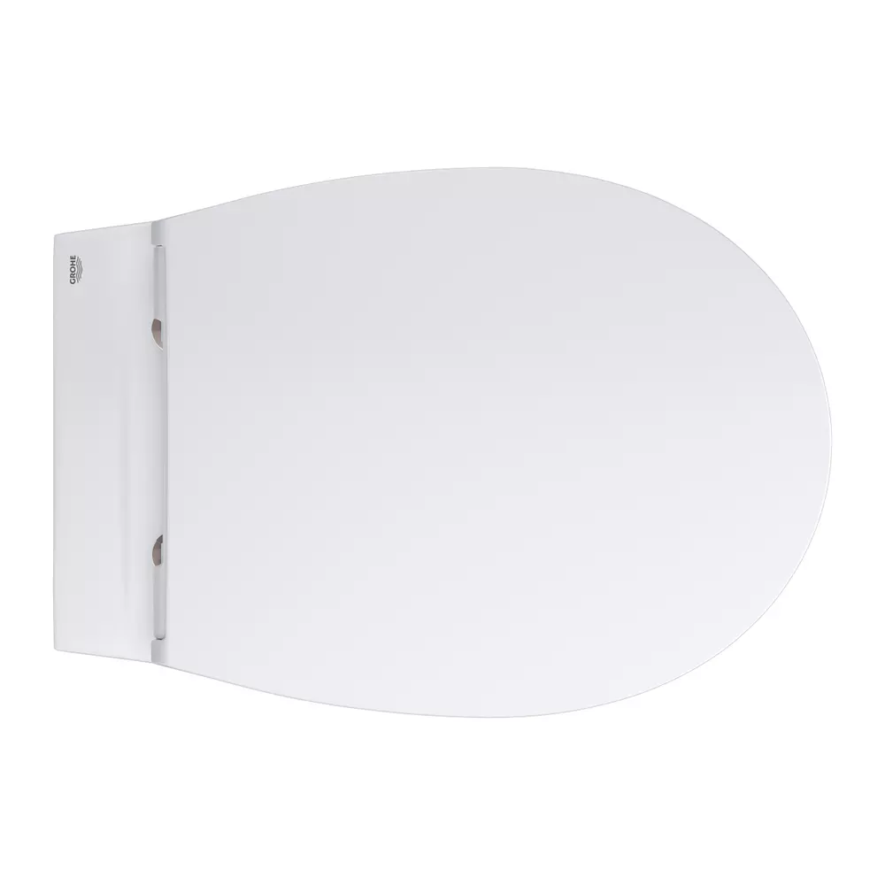 Set vas WC suspendat Grohe Bau Ceramic Rimless si capac slim