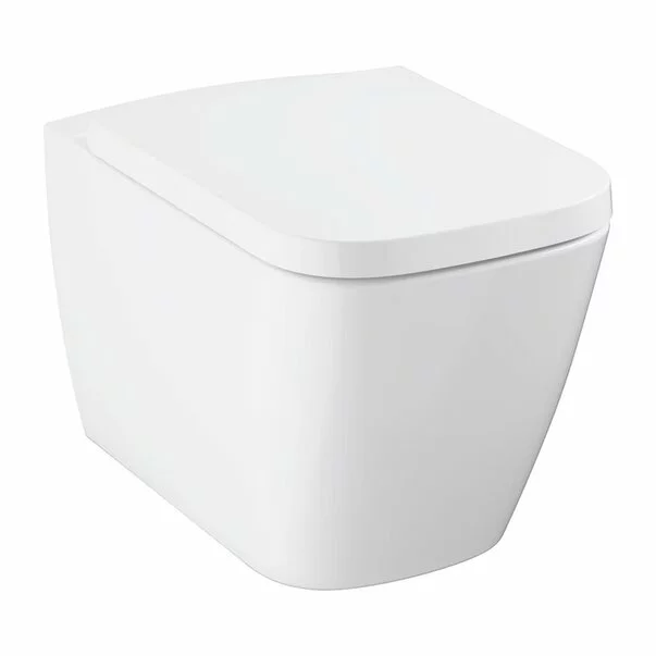 Set vas WC suspendat Grohe BauEdge rimless cu capac softclose alb lucios picture - 3