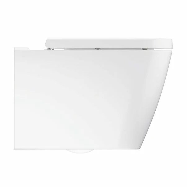 Set vas WC suspendat Grohe BauEdge rimless cu capac softclose alb lucios picture - 4