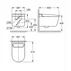 Set vas WC suspendat Grohe Sensia Pro Rimless cu functie bideu electric alb lucios si capac softclose picture - 20