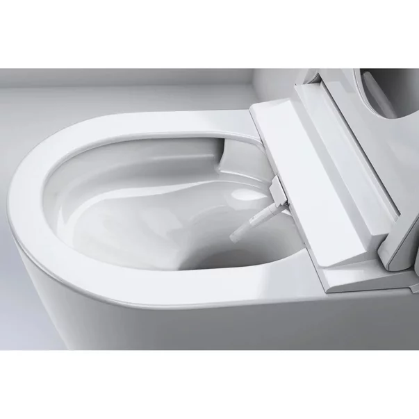 Set vas WC suspendat Grohe Sensia Rimless cu functie bideu electric alb lucios si capac softclose picture - 3