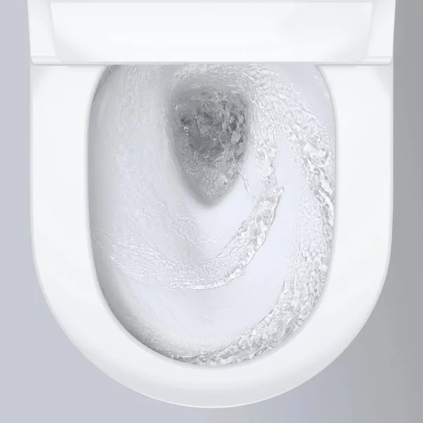 Set vas WC suspendat Grohe Sensia Rimless cu functie bideu electric alb lucios si capac softclose picture - 6