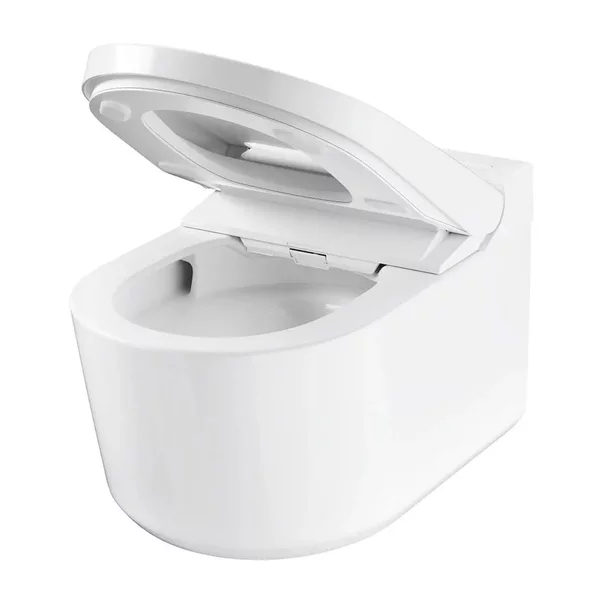 Set vas WC suspendat Grohe Sensia Rimless cu functie bideu electric alb lucios si capac softclose picture - 9