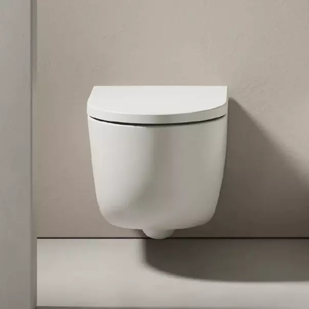 Set vas WC suspendat Hatria Futura Pure Vortex si capac softclose alb picture - 3