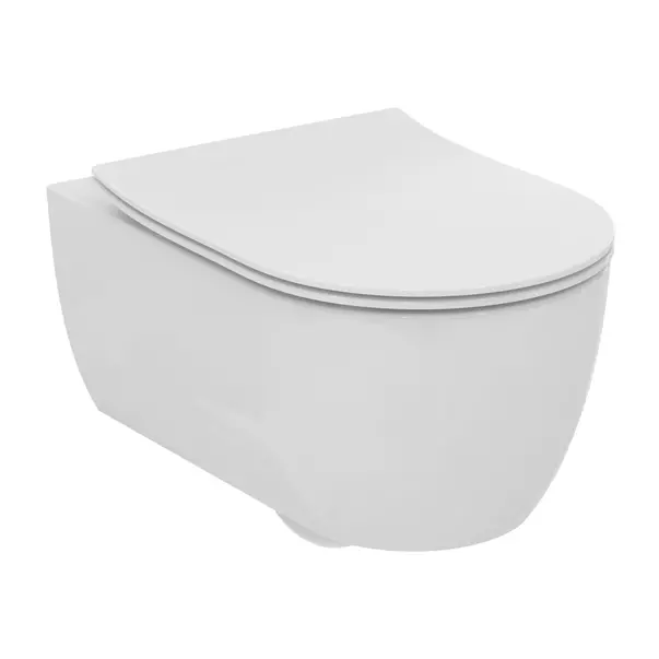 Set vas WC suspendat Ideal Standard Atelier Blend Curve alb si capac softclose picture - 8