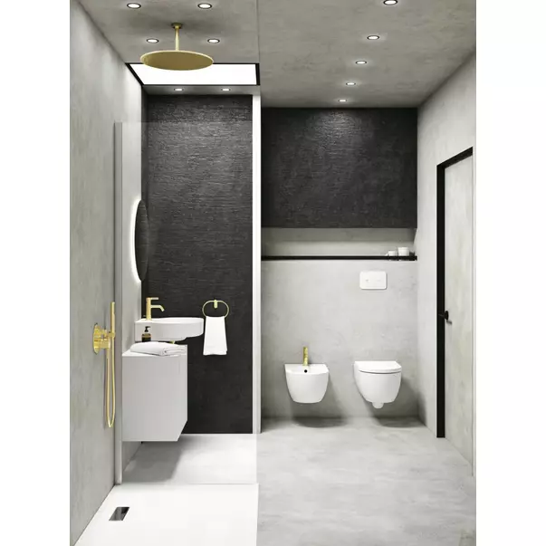 Set vas WC suspendat Ideal Standard Atelier Blend Curve alb si capac softclose picture - 5
