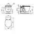 Set vas wc suspendat Ideal Standard Connect AquaBlade cu capac inchidere lenta si rezervor Ideal Standard Prosys picture - 5