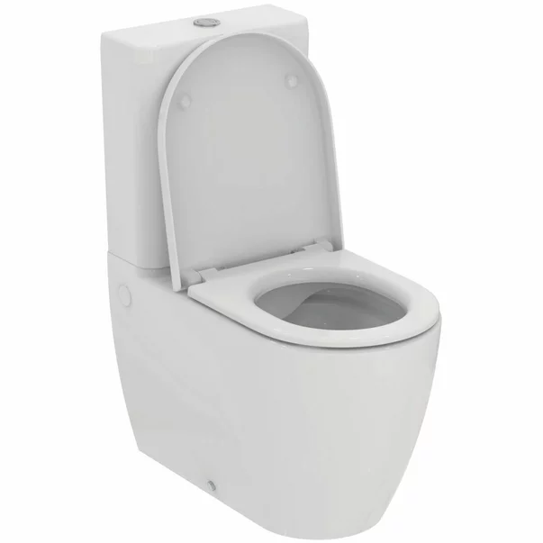 Set vas WC Ideal Standard Ellisse rimless BTW cu capac softclose alb si rezervor picture - 4