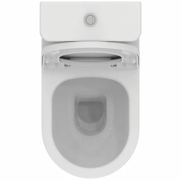 Set vas WC Ideal Standard Ellisse rimless BTW cu capac softclose alb si rezervor picture - 5