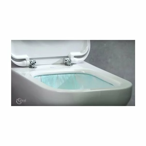 Set vas wc suspendat Ideal Standard Esedra AquaBlade cu capac inchidere lenta si rezervor Ideal Standard Prosys picture - 4