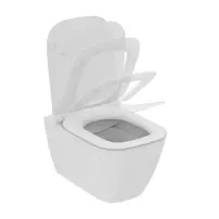 Set vas WC suspendat Ideal Standard I.Life B rimless alb si capac slim softclose