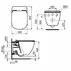 Set vas wc suspendat Ideal Standard Tesi AquaBlade cu capac softlcose clapeta si rezervor Geberit Duofix Delta picture - 4