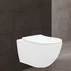 Set vas WC suspendat Rea Carlo Mini rimless alb cu capac softclose picture - 1
