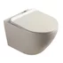 Set vas WC suspendat Rune Ivaldi gri finisaj mat cu capac slim picture - 1