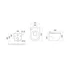 Set vas WC suspendat Rune Leif Smart Rimless alb si capac softclose cu functie de bideu picture - 5