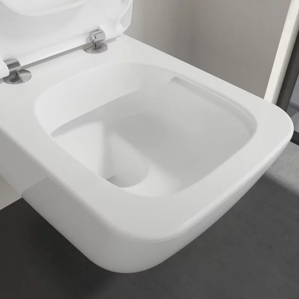 Set vas WC suspendat Villeroy&Boch Collaro Combi-Pack DirectFlush Rimless cu capac softclose alb Alpin CeramicPlus picture - 3