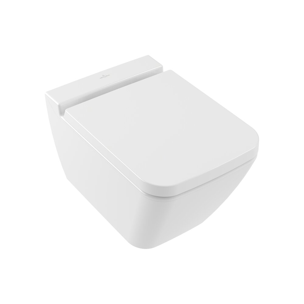 Set vas wc suspendat Villeroy&Boch Finion DirectFlush alb cu capac soft close