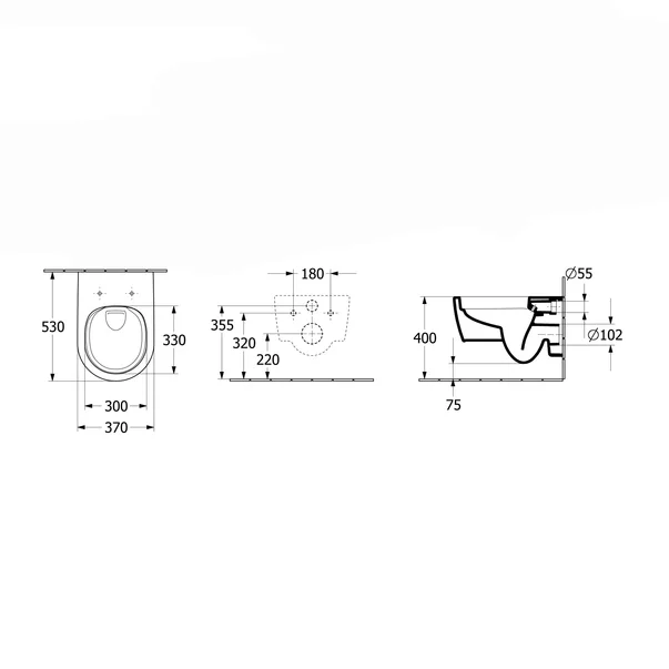 Set vas WC suspendat Villeroy&Boch Skyla Combi-Pack Rimless TwistFlush cu capac softclose alb Alpin CeramicPlus picture - 2
