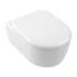 Set vas WC suspendat Villeroy&Boch Skyla TwistFlush Rimless alb cu capac softclose picture - 2