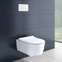 Set vas wc suspendat Villeroy&Boch Soul Direct Flush cu capac slim soft close