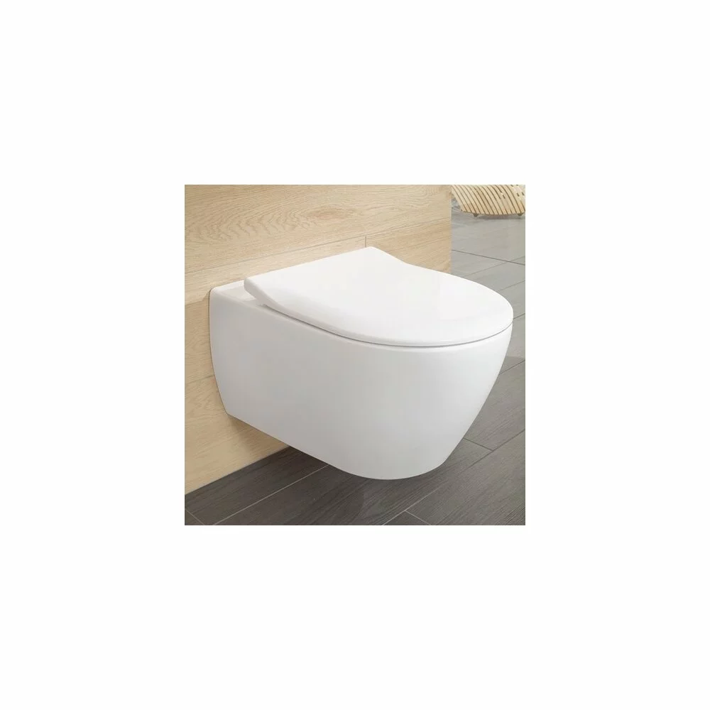 Set vas wc suspendat Villeroy&Boch Subway 2.0 cu capac slim soft