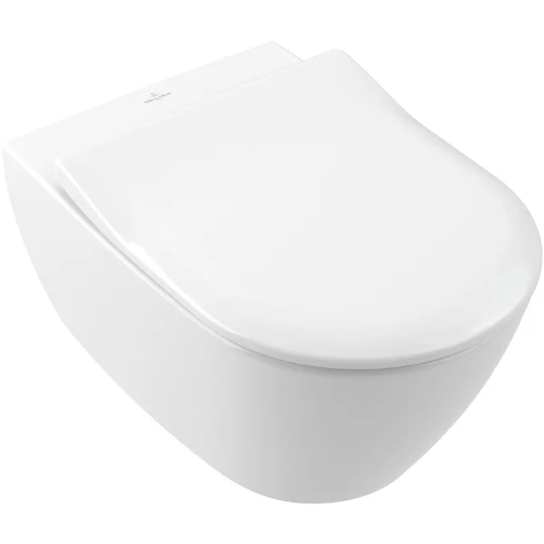 Set vas wc suspendat Villeroy&Boch Subway 2.0 DirectFlush cu capac softclose Quick Release picture - 2