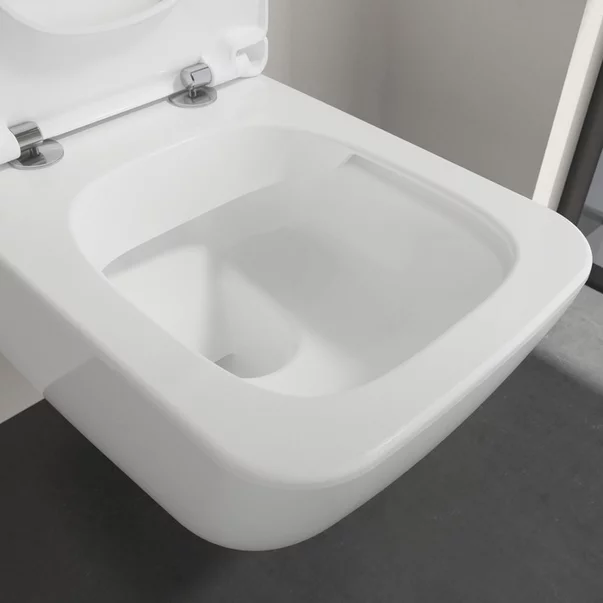 Set vas WC suspendat Villeroy&Boch Venticello Combi-Pack DirectFlush Rimless cu capac softclose alb Alpin CeramicPlus picture - 5