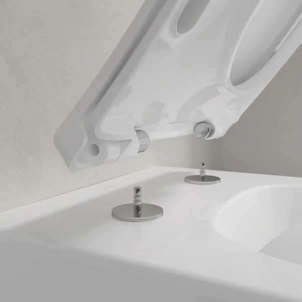 Set vas WC suspendat Villeroy&Boch Venticello Combi-Pack DirectFlush Rimless cu capac softclose alb Alpin CeramicPlus picture - 6