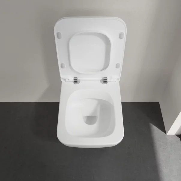 Set vas WC suspendat Villeroy&Boch Venticello Combi-Pack DirectFlush Rimless cu capac softclose alb Alpin CeramicPlus picture - 10