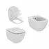 Set vas wc cu capac softclose si bideu suspendat Ideal Standard Tesi AquaBlade