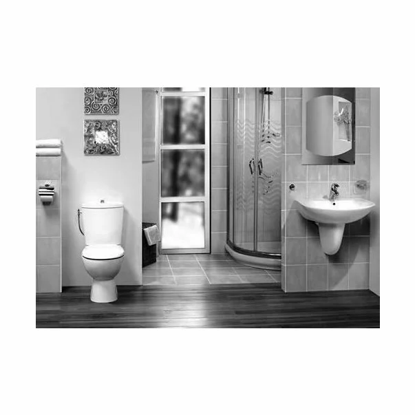 Set vas wc Vidima Style si rezervor pe pardoseala cu functie bideu slim picture - 1