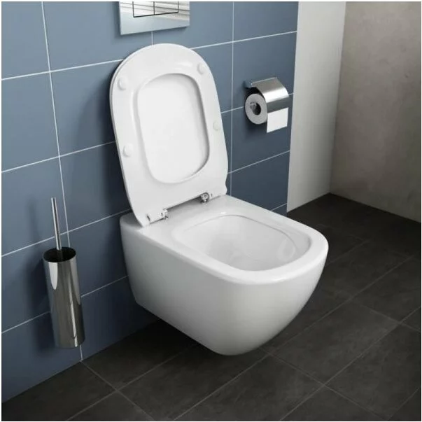 Set vas wc suspendat Ideal Standard Tesi Aquablade cu capac slim softclose picture - 4