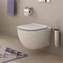 Set vas wc suspendat Ideal Standard Tesi Aquablade cu capac slim softclose