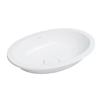 Lavoar sub blat Omnires Shell M+ finisaj alb mat 55 cm