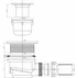 Sifon cadita dus Inter Ceramic alb lucios picture - 3