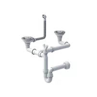 Sifon cu capac scurgere Quadron Unique pentru chiuvete granit finisaj inox