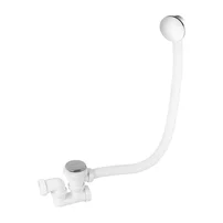 Sifon cu preaplin pentru cada Wirquin cu dop Quick-Clack crom lucios