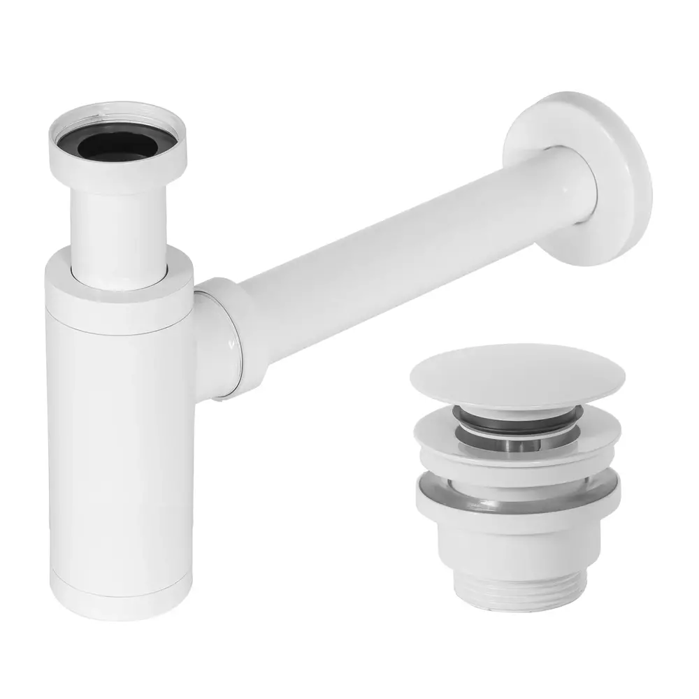 Sifon estetic pentru lavoar cu ventil Click-Clack universal Rea